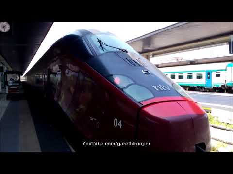 Train Nuovo Pendolino Italo in Venice (Santa Lucia)