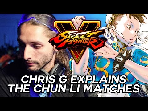 Street Fighter 5 - Chris G explaining Chun-Li Matches [in game footage]