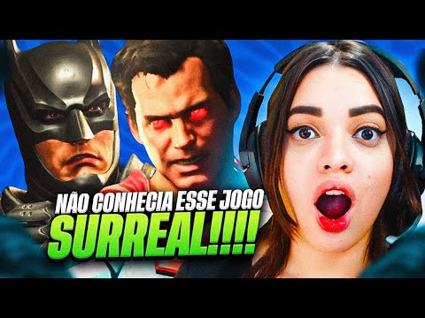 REAGINDO ao Games Eduu - SUPERMAN ME PASSOU O SARRAFO! - Injustice 2