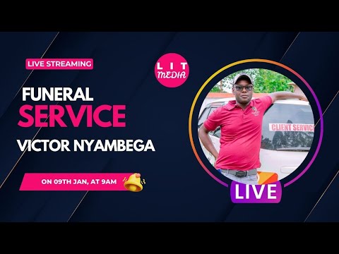 FUNERAL PROGRAM OF THE LATE VICTOR NYAMBEGA