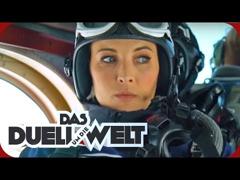 SWITZERLAND: Jeannine Michaelsen and the daring jump | Duel around the world | ProSieben