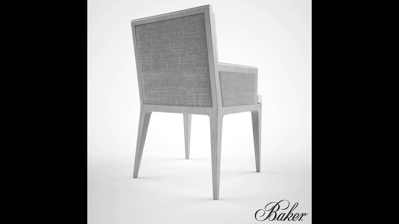 Baker Carmel Cane dining Chair 3D model from CGTrader.com