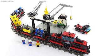 🔄 LEGO Freight & Crane Railway from 1996 review! set 4565 re upload 20150319