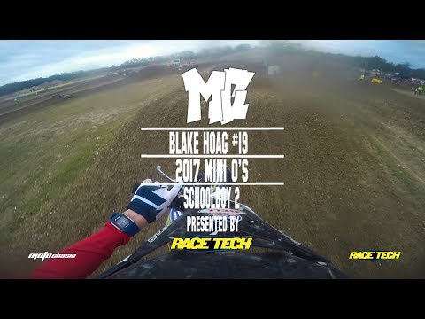 2017 Mini O's SX: Blake Hoag Charges in Schoolboy 2 -MotoChasin