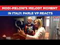 Modi Meloni Melody Moment Pleasantly Surprised Parle VP Reacts To Chocolaty Video Watch