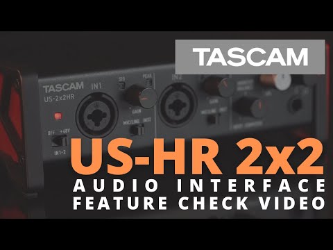 Tascam US-2X2HR 2Mic, 2IN/2OUT High Resolution Versatile USB Audio Interface image 4