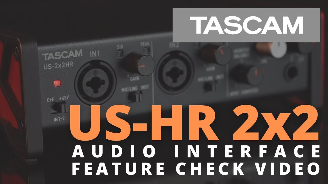 Tascam Audio Interface US-2 x 2HR