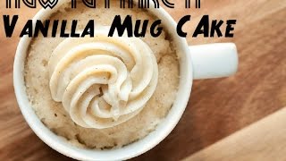 how to make a vanilla mug cake without eggs