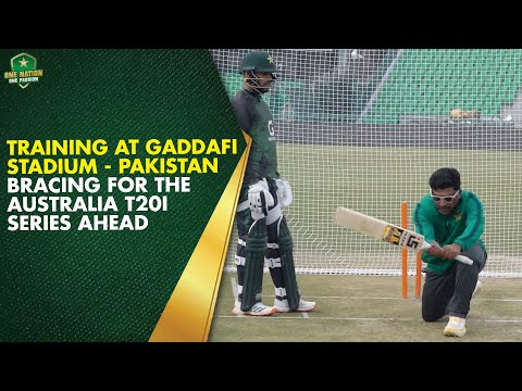Training at Gaddafi Stadium - Pakistan bracing for the Australia T20I series ahead 🏏| PCB | MA2K
