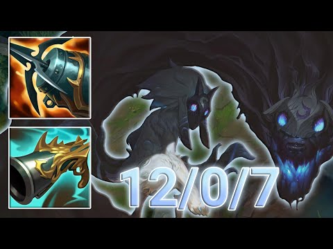 Jungle Kindred VS Hecarim Highlights | KR Challenger | Patch 12.17