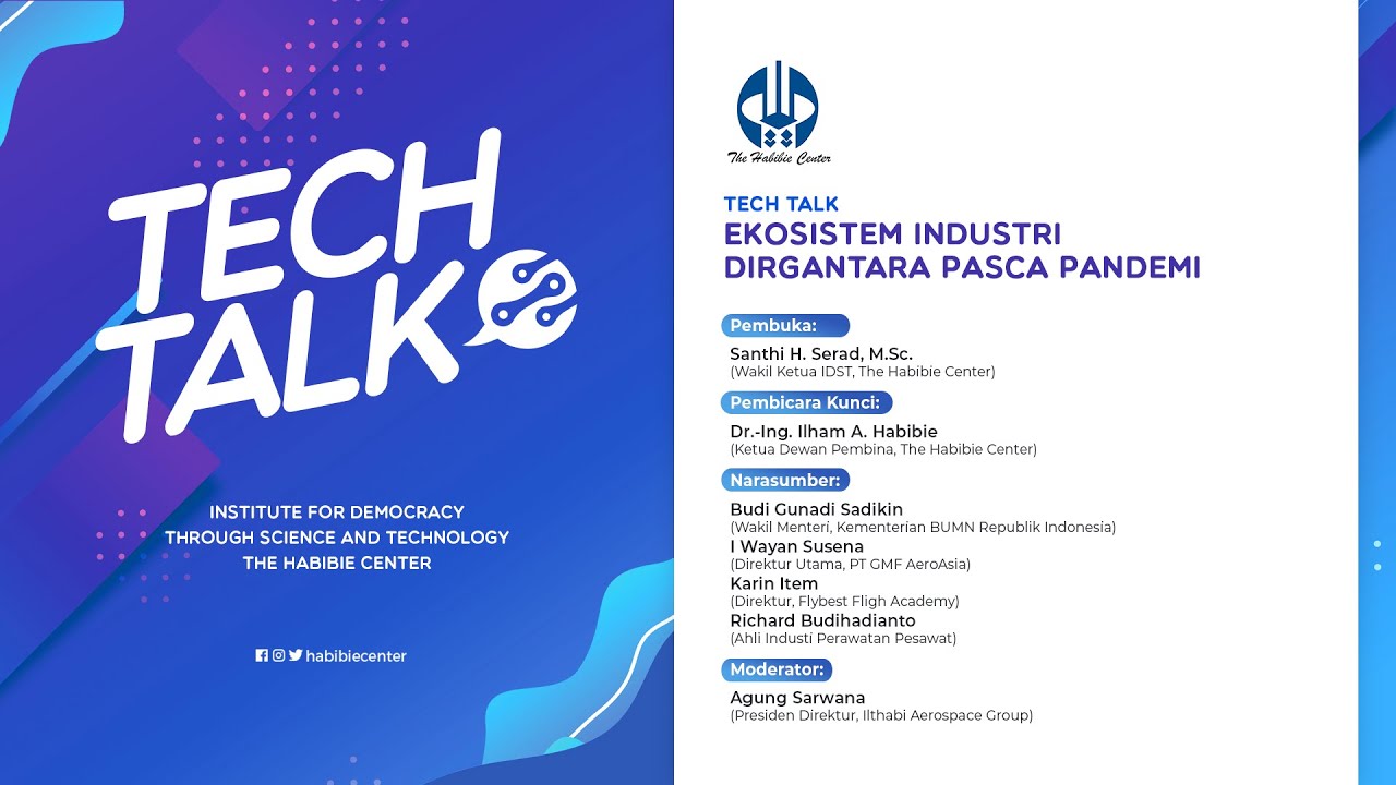 TechTalk "Ekosistem Industri Dirgantara Pasca Pandemi"?