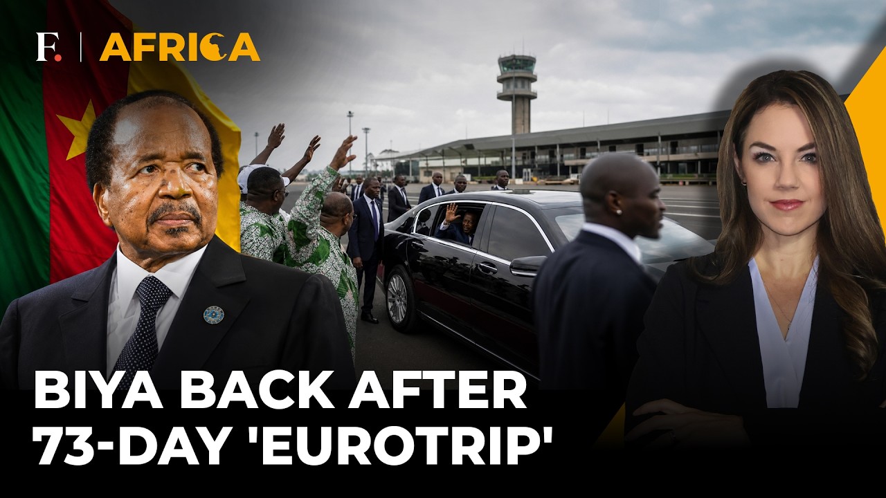 Paul Biya back in Cameroon after Disappearing to Europe for 73 Days | Firstpost Africa