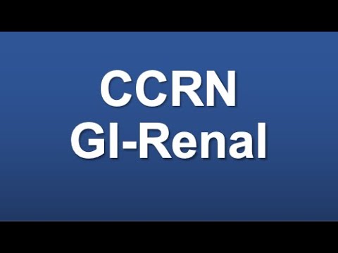 CCRN GI Renal