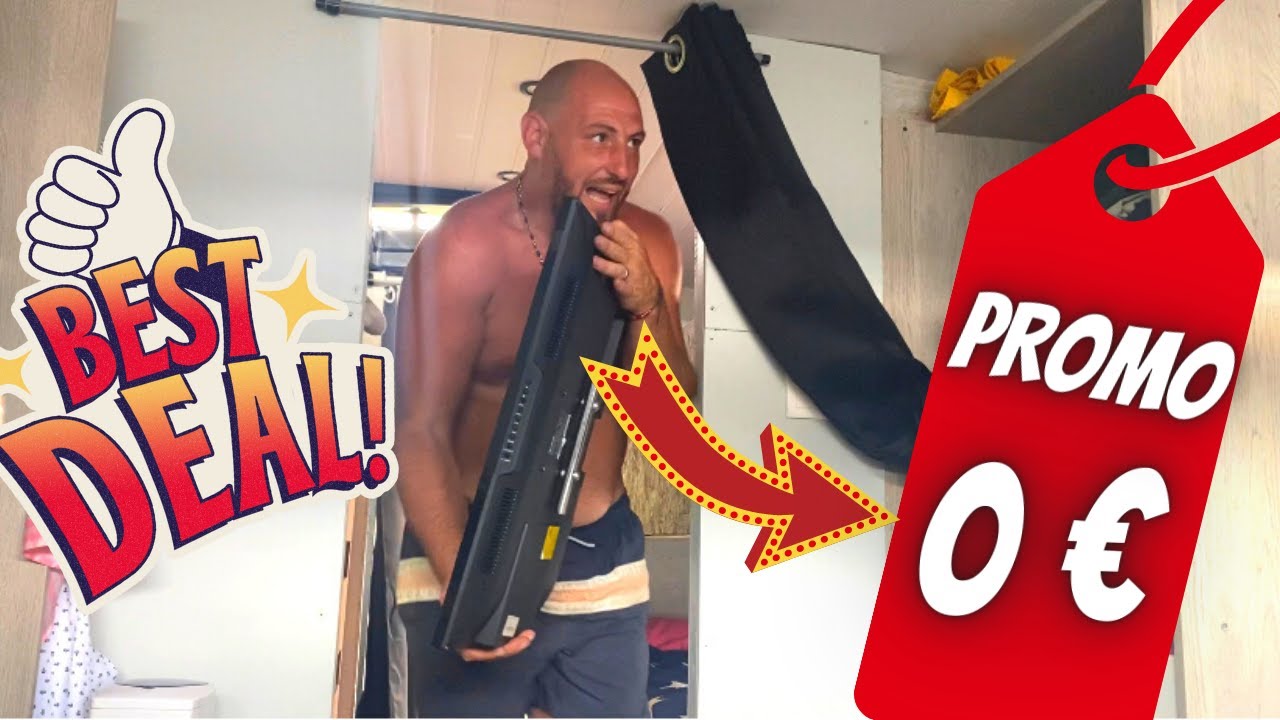 ON FABRIQUE UN SUPPORT TV POUR 0€ 🤑(VLOG NOMADE 78)