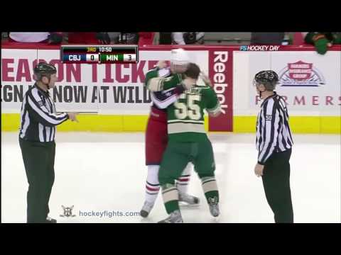 Rick Nash vs Nick Schultz Jan 23, 2010 - Minnesota feed