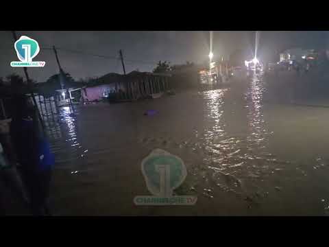 WATCH: Flooding Cuts Off Ashongman–Abokobi Road After Heavy Downpour