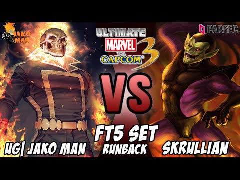 UMVC3 Parsec FT5 Set Runback - UG| Jako Man VS Skrullian