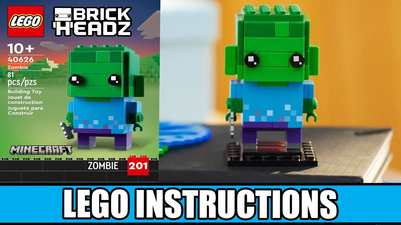 LEGO Instructions | BrickHeadz | 40626 | Zombie