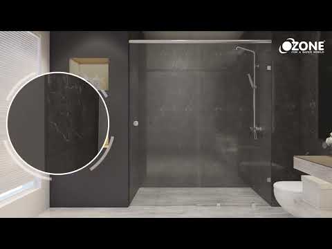 Elizabeth SL - 22 E-Series Wall to Wall System | Ozone Shower Enclosures