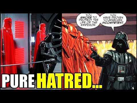 Why Darth Vader Absolutely DESPISED the Emperor's Royal Guard