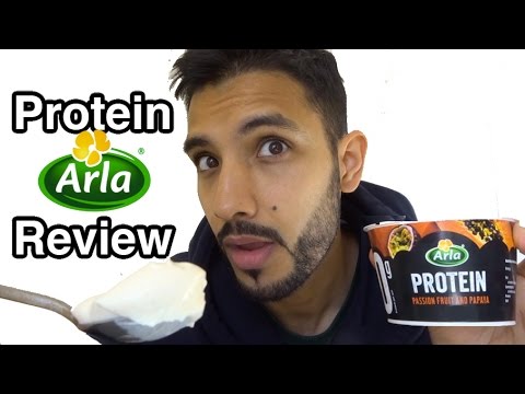 Food review / protein arla/ passion & papaya flavour