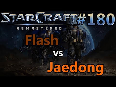 Flash (T) vs Jaedong (Z) on Tau Cross - StarCraft: Remastered - Replay-Cast #180 [German]