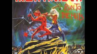 Iron Maiden - Run To The Hills (Lyrics)