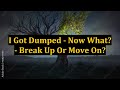 I Got Dumped - Now What? - Break Up Or Move On?