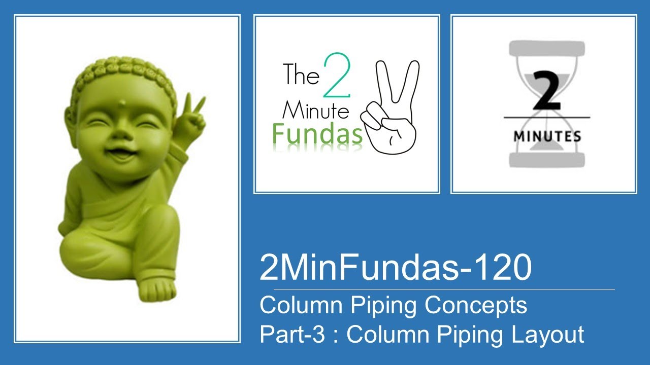 2MinFundas-120 : Column Piping Concepts-Part-3 (Column Piping & Layout #Piping