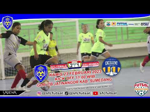 Liga Futsal Nusantara Seri A Jawa Barat 2023 - SFC Female vs ESC Women