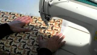 Free-Motion Quilting on a Juki DDL 8700 Industrial Straight Stitch Machine