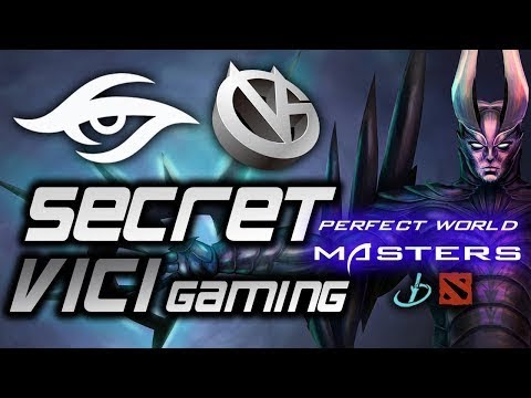 Secret vs Vici Gaming - Perfect World Masters 2017 SEMIFINALS (WHAT HAPPENED TO SECRET?)