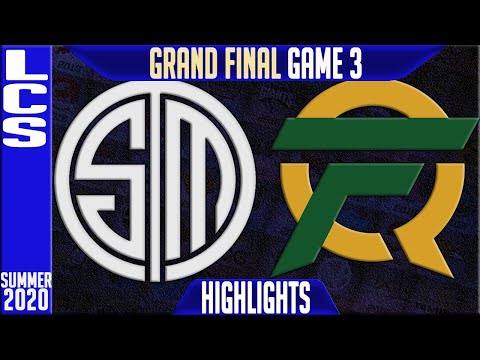 TSM vs FLY Highlights Game 3 | LCS GRAND FINAL Playoffs Summer 2020 | Team Solomid vs FlyQuest G3
