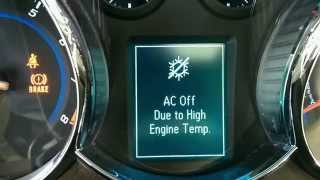 Fixing 'AC Off Due to High Engine Temp' Error on 2011 Chevy Cruze