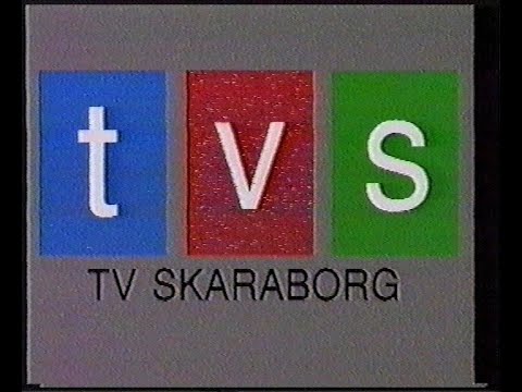 TV-DX TV Skaraborg, opening, regional news and weather 05.11.1993