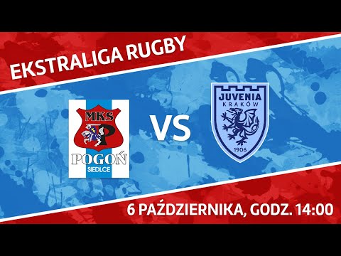 [CAŁY MECZ] Ekstraliga Rugby, MKS Pogoń Awenta Siedlce - Juvenia Kraków