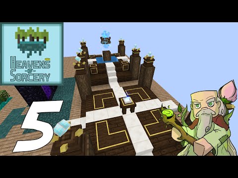 Modded Minecraft: Heavens of Sorcery Episode 5: I'm Gonna Be a Wizard!