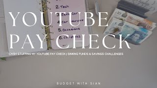 YOUTUBE PAY CHECK CASH STUFFING UK | Low Income | Savings | Sinking Funds | UK Cash Budgeter