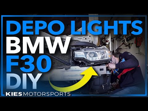 BMW F30 328i Xenon Style Light Retrofit (Depo Projector Lights)