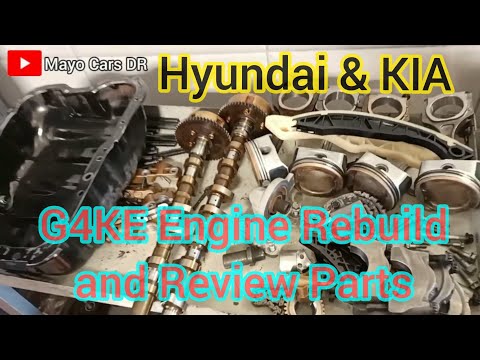 G4KE 2.0L Engine Rebuild And all parts Review Of KIA Optima And Hyundai