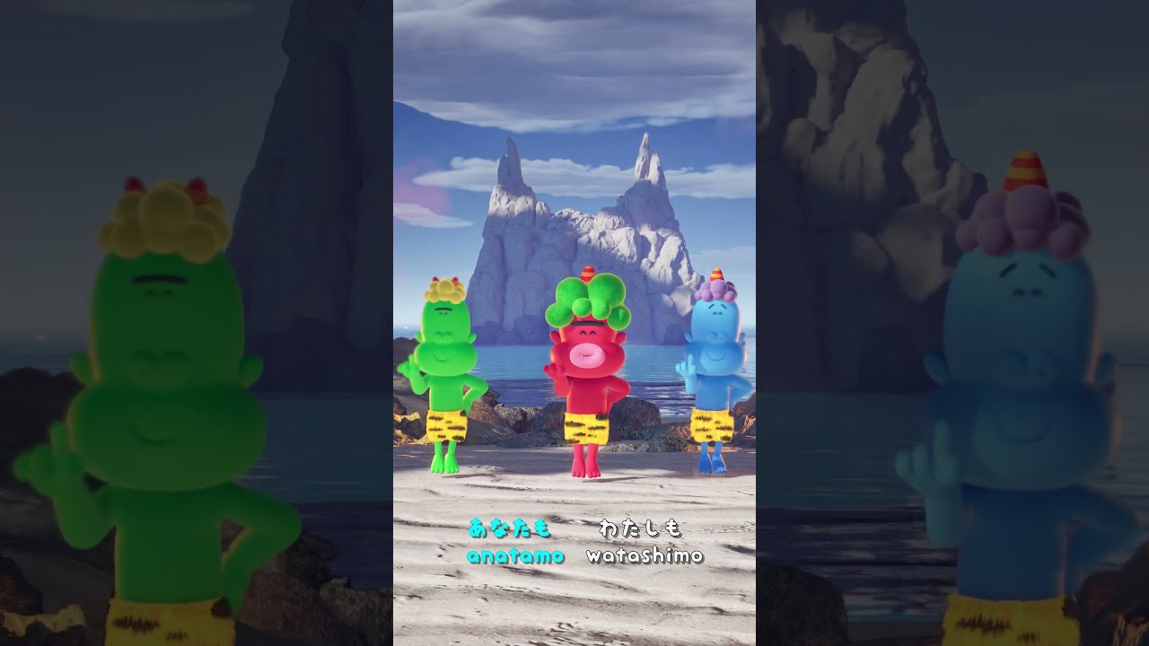 童謡　【おにのパンツ】 #3dcg #子供 #歌ってみた #幼児 #rabbit #日本のうた #おに #unrealengine #こどものうた #こどもダンス #幼児ダンス　#oni #癒し