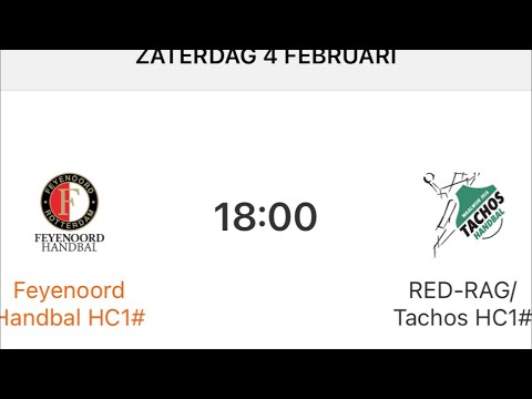 Feyenoord handbal - Red-RAG Tachos HC1