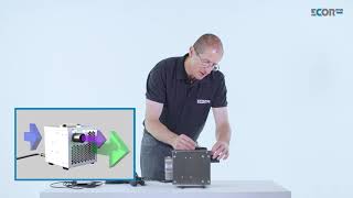 Ecor Pro DH800 INOX 220v Desiccant Dehumidifier video thumbnail