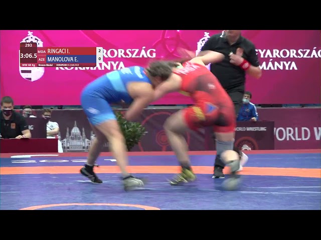 1494 | 293 | Seniors WW 68kg | Final 3-5 | RINGACI Irina (MDA) | MANOLOVA Elis (AZE)