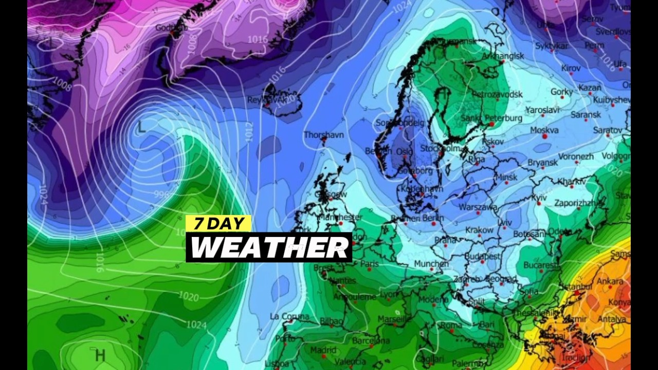 European Weather | GFS Model in 850 hPa April 16, 2026 l Europe Temperature