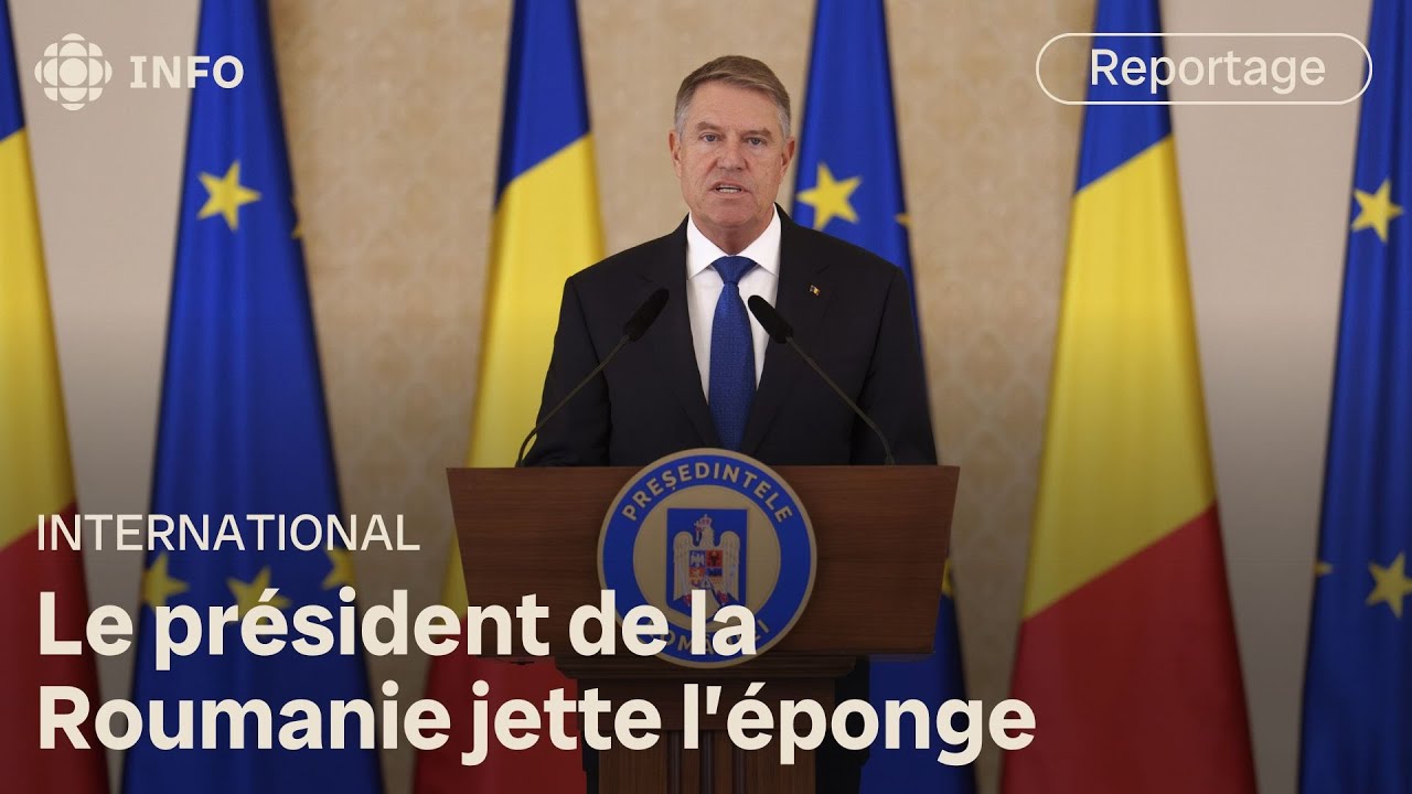 Menacé de destitution, le président de la Roumanie annonce sa démission