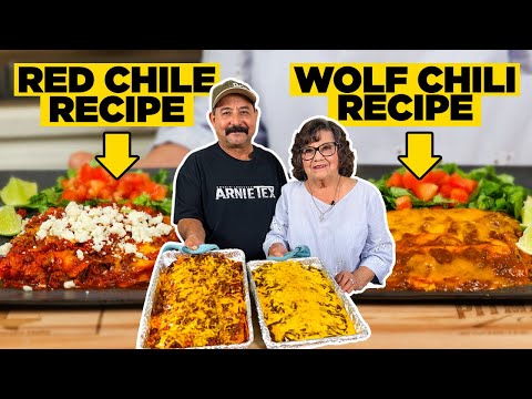 ENCHILADAS RUMBLE: My Mom’s Tex-Mex Wolf Chili vs My Mexican Red Sauce Recipe