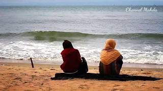 preview picture of video 'Muslimah Travelers - Pantai Kemala dan Pantai Benua Patra Balikpapan Vlog 1'