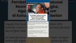 Pembelaan Sudewo seusai Resmi Jadi Tersangka, Ngaku Dikorbankan dan Tak Tahu Apa-apa