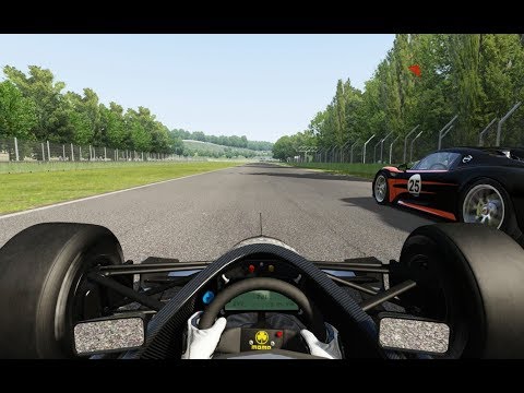 Onboard F1 Jordan 191 '91 vs Porsche 918 Spyder vs Lamborghini Egoista at Imola Circuit